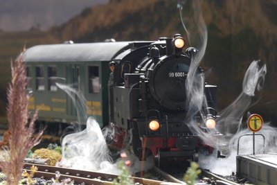 99 6001 mit Zylinderdampf